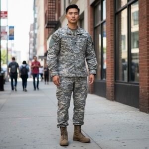 AUTHENTIC ARMY Camouflage Set MENS SMALL